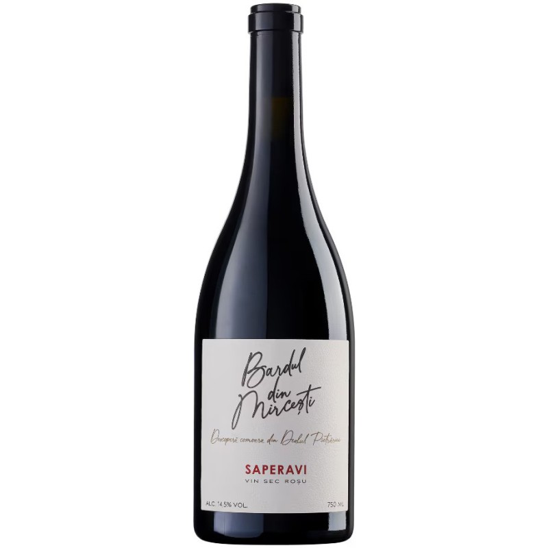 Set 2 x Vin Bardul din Mircesti Saperavi, Rosu Sec, 0.75 l