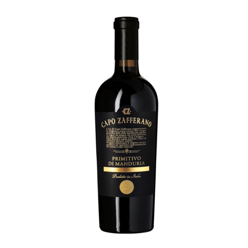 Set 2 x Vin Capo Zafferano Primitivo di Manduria, Rosu, 14.5 %, 0.75 l