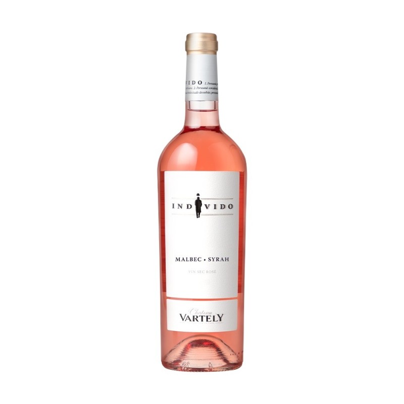 Set 2 x Vin Chateau Vartely Individo, Malbec si Syrah, Rose Sec, 0.75 l
