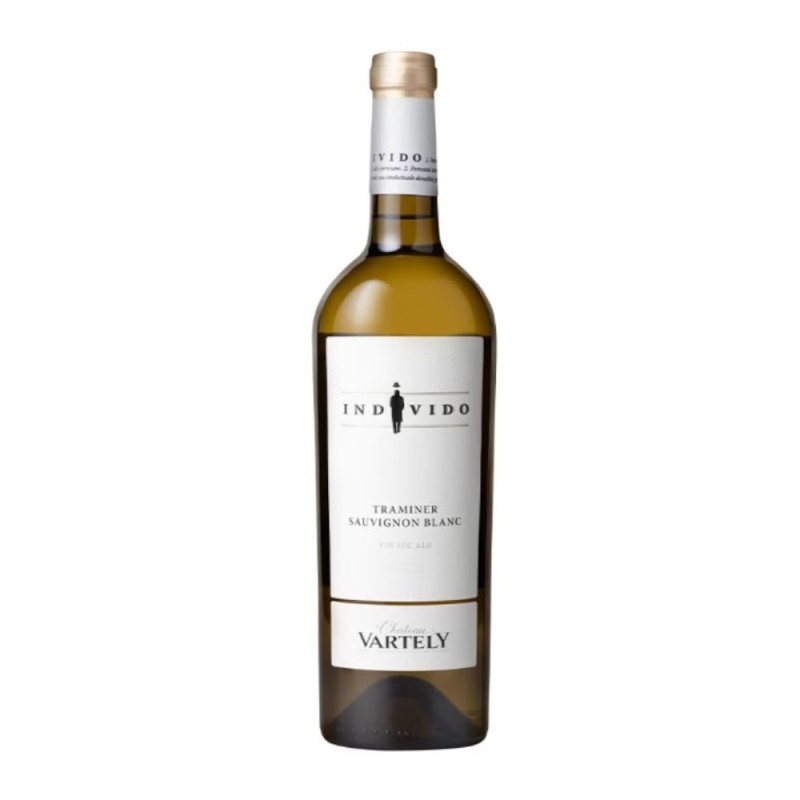 Set 2 x Vin Chateau Vartely Individo, Traminer si Sauvignon Blanc, Alb Sec, 0.75 l