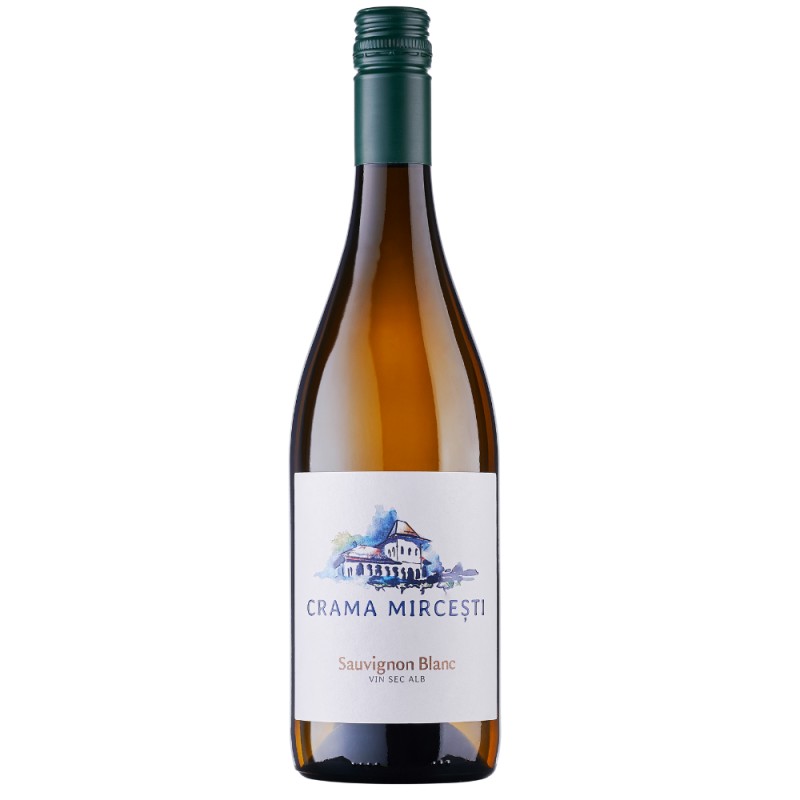 Set 2 x Vin Crama Mircesti Sauvignon Blanc, Alb Sec, 0.75 l