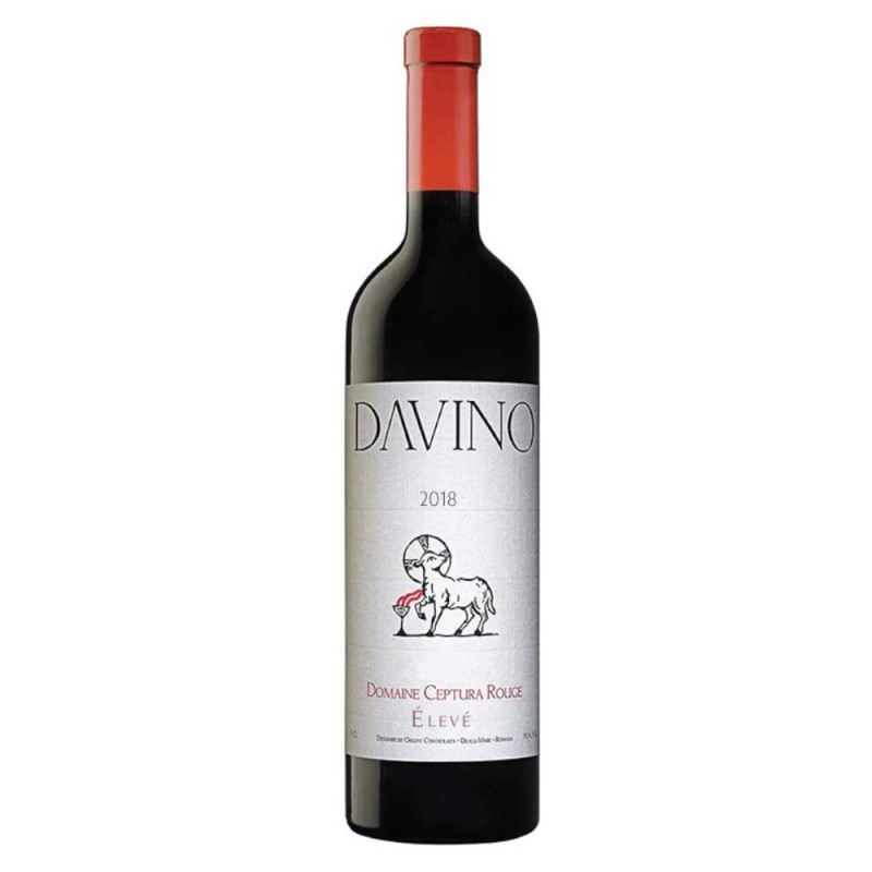 Set 2 x Vin Domaine Ceptura Rouge Davino, Rosu Sec 0.75 l