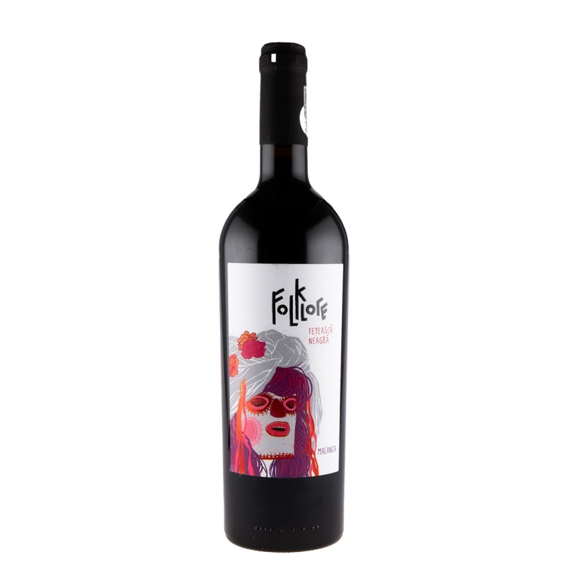 Set 2 x Vin Folklore Feteasca Neagra, Rosu Sec, 0.75 l
