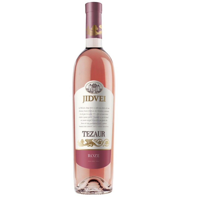Set 2 x Vin Jidvei Tezaur Rose, Sec, 0.75 l