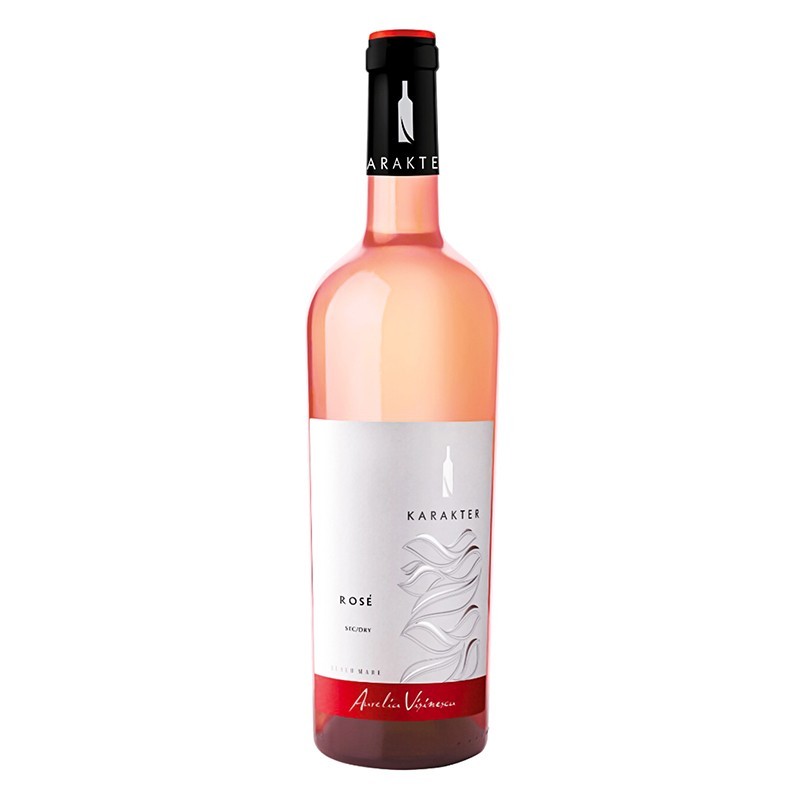 Set 2 x Vin Karakter Aurelia Visinescu Rose Sec 0.75 l