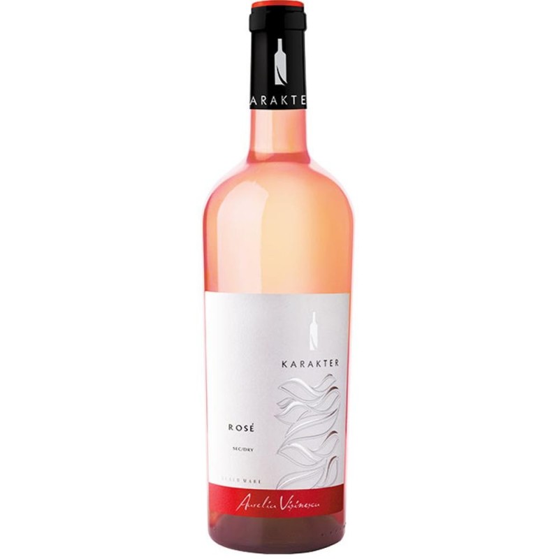Set 2 x Vin Karakter Aurelia Visinescu, Rose Sec, 0.75 l