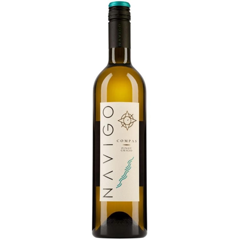 Set 2 x Vin Navigo, Pinot Grigio, Sec, 0.75 l