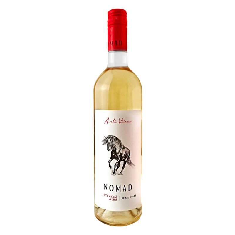 Set 2 x Vin Nomad Aurelia Visinescu Feteasca Alba, Alb Sec 0.75 l