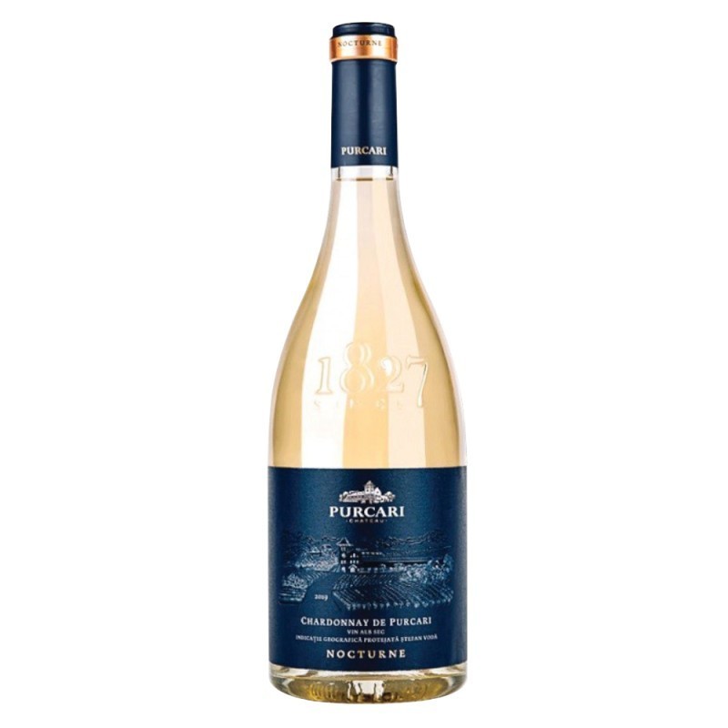 Set 2 x Vin Purcari Nocturne Alb Sec, Chardonnay, 0.75 l