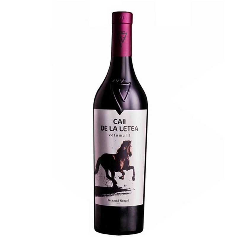 Set 2 x Vin Rosu, Caii de la Letea, Feteasca Neagra, 0.75 l