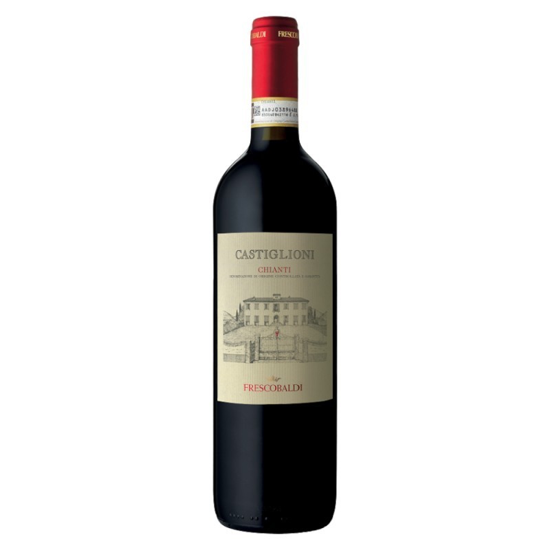 Set 2 x Vin Rosu Castiglioni Chianti DOCG Frescobaldi Tenuta Castiglioni Italia, 13% Alcool, 0.75l