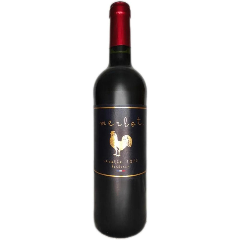 Set 2 x Vin Rosu Le Coq Bordeaux Merlot 2023, 0.75 l