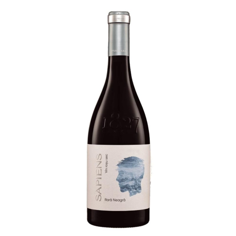 Set 2 x Vin Rosu, Purcari Sapiens Rara Neagra, Sec, 0.75 l