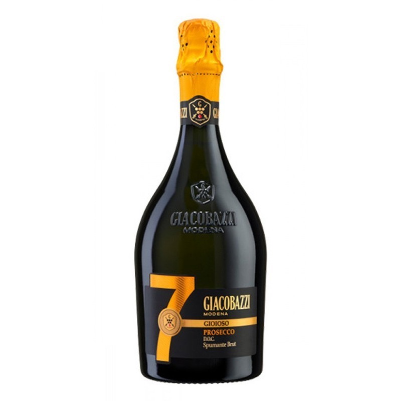 Set 2 x Vin Spumant Alb Brut Giacobazzi 7 Prosecco DOC, Sec, 0.75 l