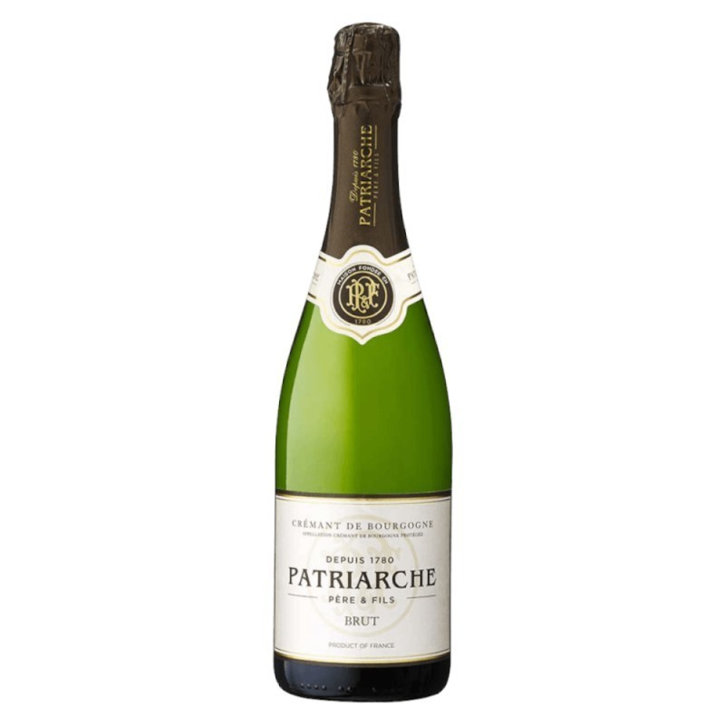 Set 2 x Vin Spumant Alb, Franta Patriarche, Cremant De Bourgogne, Brut, 0.75 l