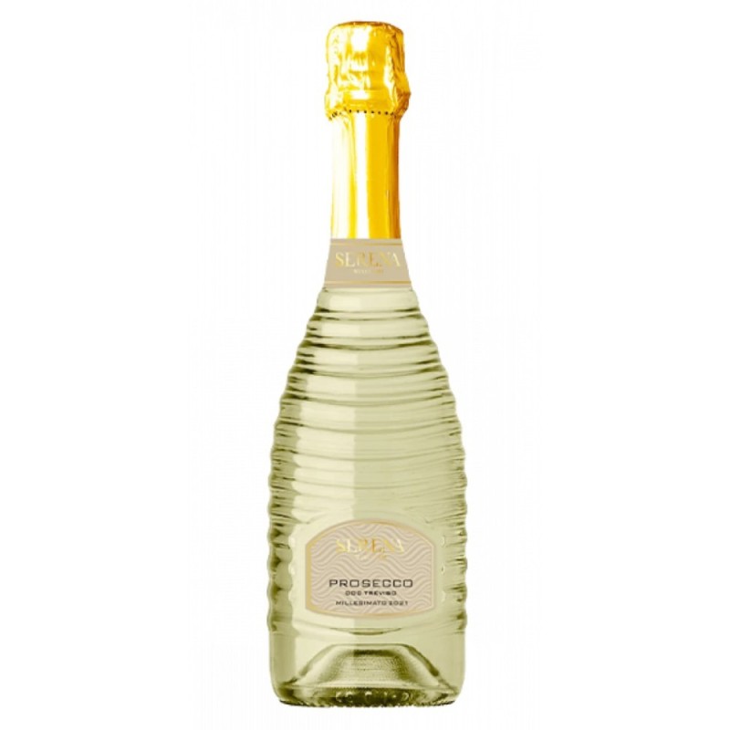 Set 2 x Vin Spumant Alb Serena 1881 Prosecco Millesimato DOC Editie Speciala, Extra Dry, 0.75 l