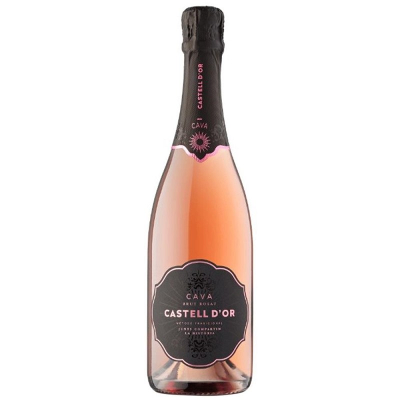 Set 2 x Vin Spumant Castell D'Or Cava Brut Rosat, Sec, 0.75 l