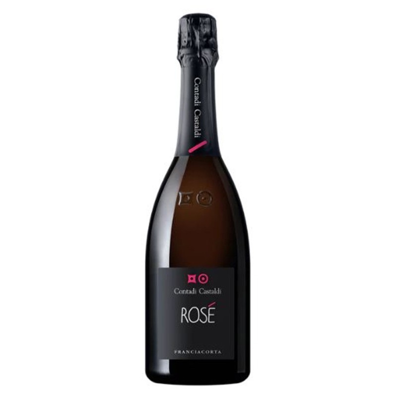 Set 2 x Vin Spumant Contadi Castaldi Rose Brut Franciacorta, 0.75 l