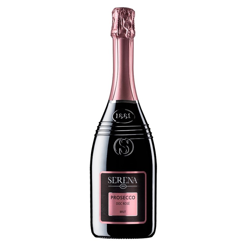 Set 2 x Vin Spumant Rose Brut Serena 1881 Prosecco DOC, 0.75 l