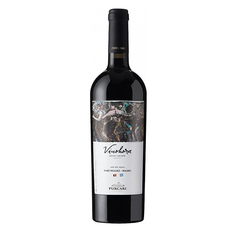 Set 2 x Vin Vinohora Purcari Rara Neagra & Malbec, Rosu Sec, 0.75 l