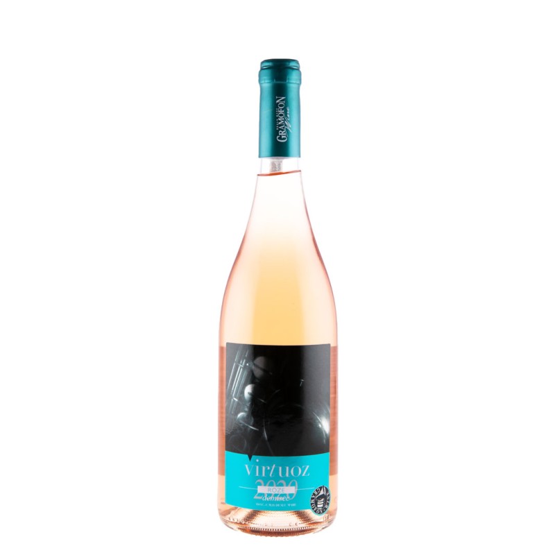 Set 2 x Vin Virtuoz Merlot Gramofon Wine, Rose Demisec, 0.75 l