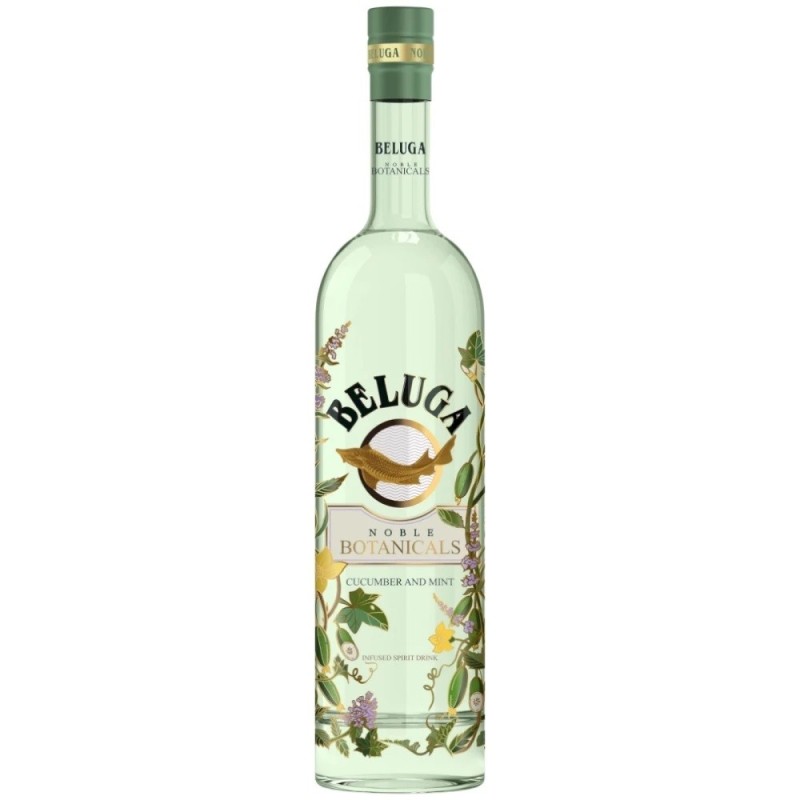 Set 2 x Vodka Beluga Botanicals, Castravete si Menta, 30% Alcool, 0.7 l