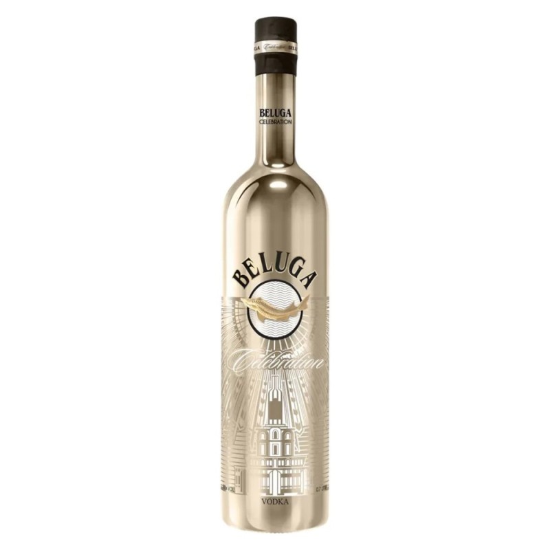 Set 2 x Vodka Beluga Celebration Gold, 40%, 0.7 l