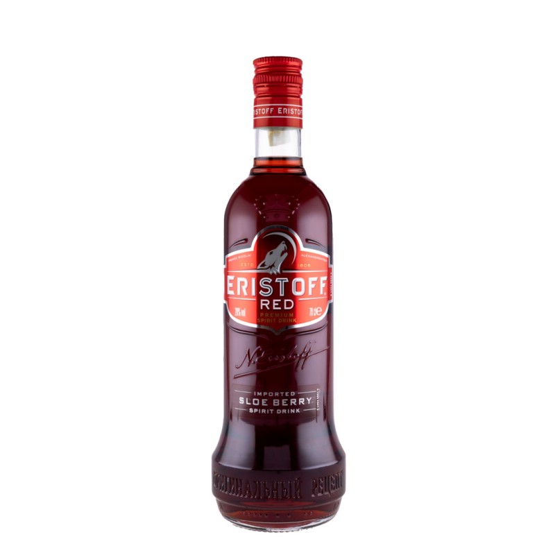 Set 2 x Vodka Eristoff Red Sloe Berry, 20%, 0.7 l