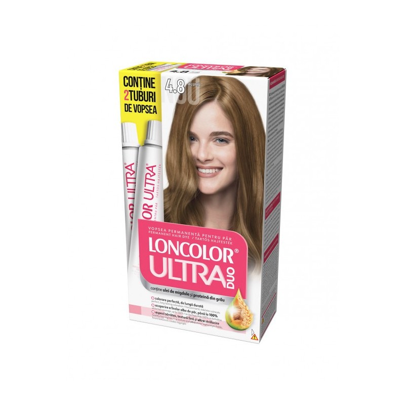 Set 2 x Vopsea de Par Loncolor Ultra 4.8 Aluna