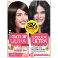Set 2 x Vopsea de Par Permanenta, 2 Saten, 200 ml x 2 Bucati, Loncolor Ultra
