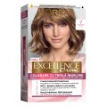Set 2 x Vopsea de Par Permanenta cu Amoniac L'Oreal Paris Excellence Creme 7 Blond, 192 ml