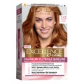 Set 2 x Vopsea de Par Permanenta cu Amoniac L'Oreal Paris Excellence Creme 7.43 Blond Aramiu, 192 ml
