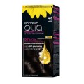 Set 2 x Vopsea de Par Permanenta fara Amoniac Garnier Olia 4.0 Dark Brown, 112 ml