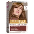 Set 2 x Vopsea de Par Permanenta fara Amoniac L'Oreal Paris Excellence Universal Nudes, 7U Blonde, 192 ml