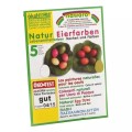 Set 2 x Vopsea Naturala pentru Oua, 5 Plicuri x 4 g, 5 Culori