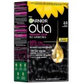 Set 2 x Vopsea Permanenta fara Amoniac, 2.0 Negru Diamant, Garnier Olia, 112 ml