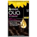 Set 2 x Vopsea Permanenta fara Amoniac, 4.0 Saten Mediu Natural, Garnier Olia, 112 ml