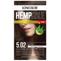 Set 2 x Vopsea Permanenta pentru Par Loncolor HempStyle, 5.02 Ciocolatino, 100 ml