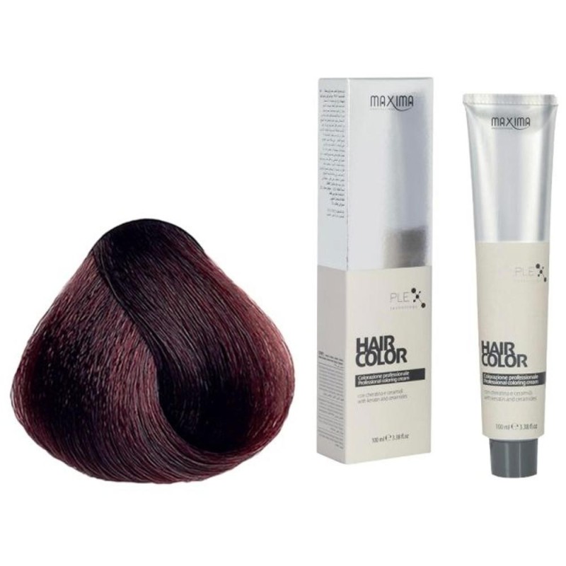 Set 2 x Vopsea Profesionala de Par Maxima, 5.5 Saten Mahon Deschis, 100 ml