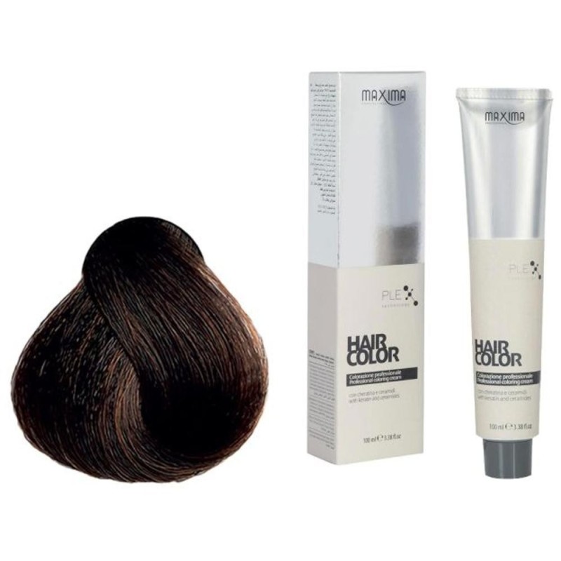 Set 2 x Vopsea Profesionala de Par Maxima, 5.89 Saten Caffe Macchiato, 100 ml