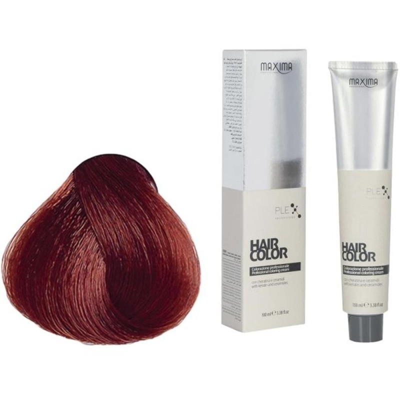 Set 2 x Vopsea Profesionala de Par Maxima, 6.64 Blond Roscat Aramiu Inchis, 100 ml