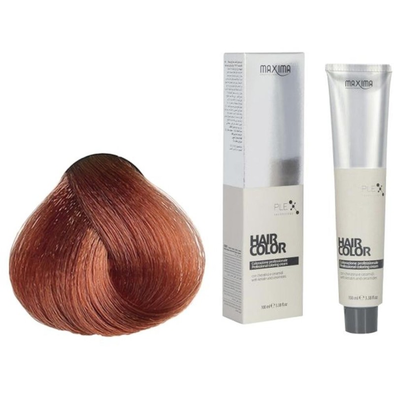 Set 2 x Vopsea Profesionala de Par Maxima, 7.46 Blond Aramiu Roscat, 100 ml