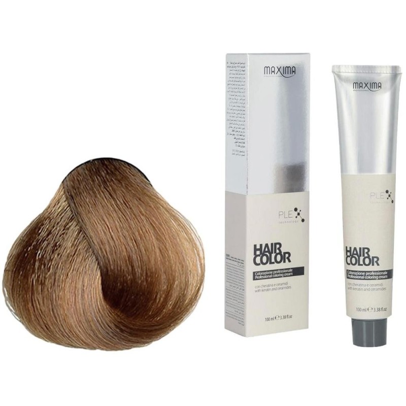 Set 2 x Vopsea Profesionala de Par Maxima, 8.3 Blond Auriu Deschis, 100 ml