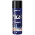 Set 2 x Vopsea Spray Universala Negru Lucios, pentru Retus, RAL 9005, Bostik, 400 ml