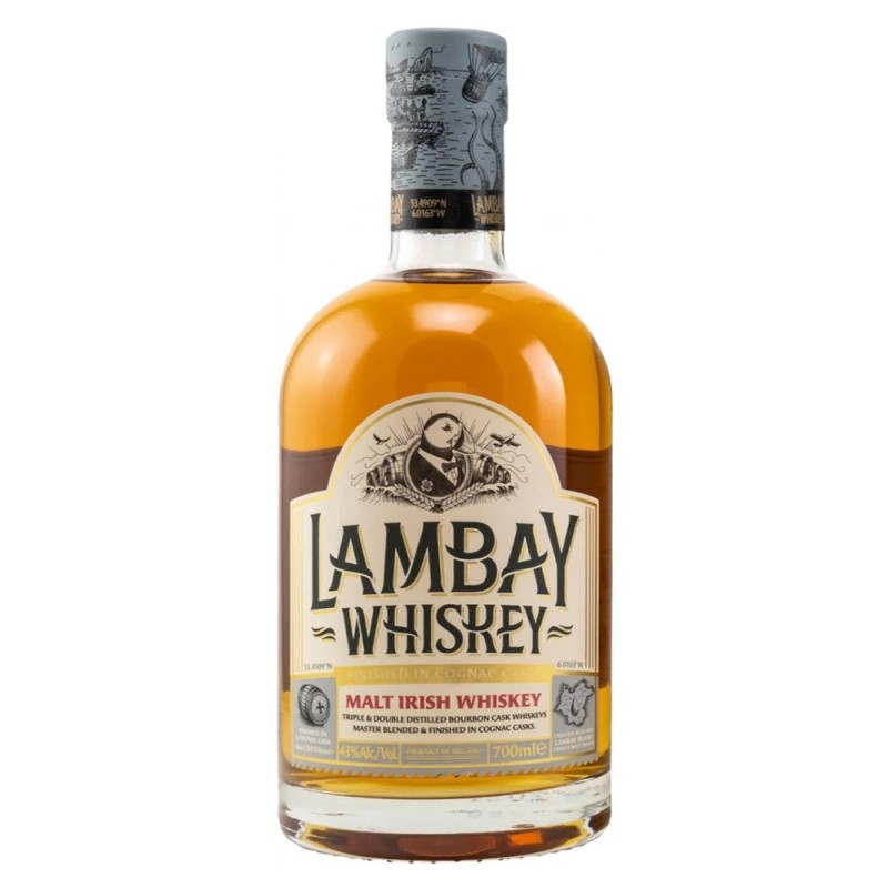Set 2 x Whiskey Malt Irish Lambay 43% Alcool, 0.7 l