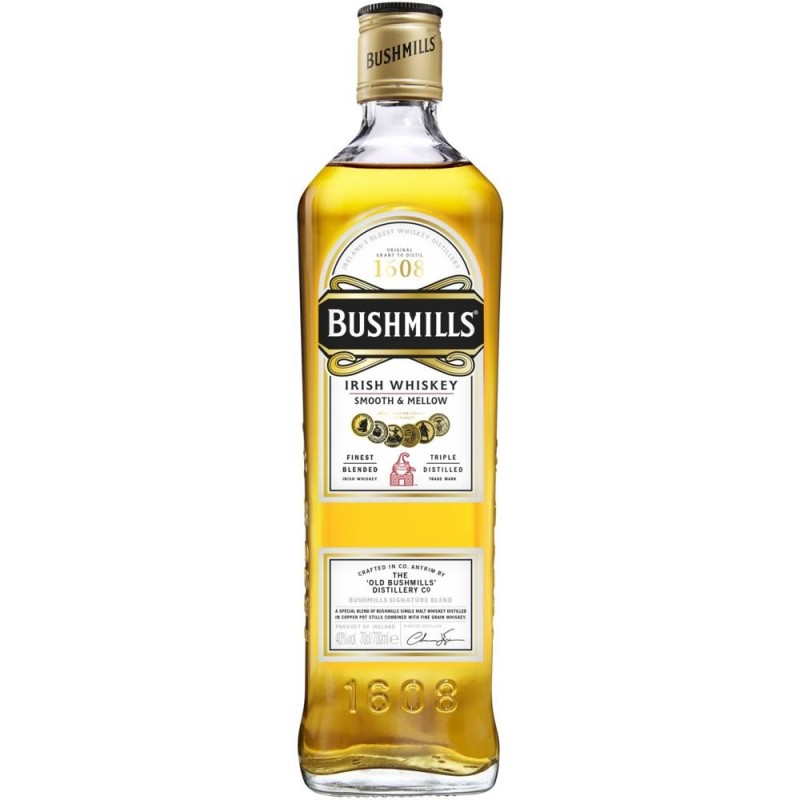Set 2 x Whisky Bushmills Original Irish, 40% Alcool, 0.7 l