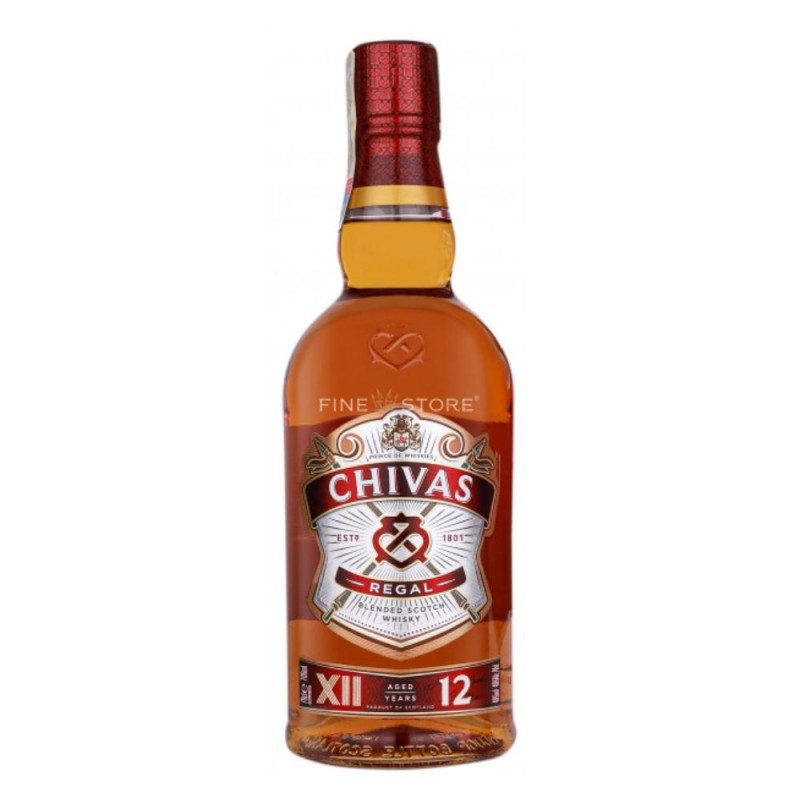 Set 2 x Whisky Chivas Regal, 12 Ani, Alcool 40%, 0.7 l