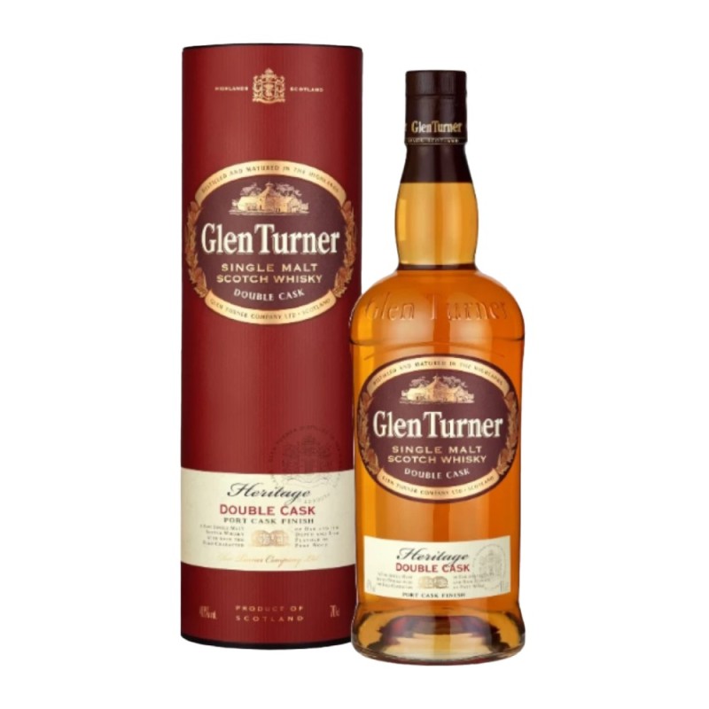 Set 2 x Whisky Glen Turner, Heritage, 40% Alcool, 0.7 l si Cutie