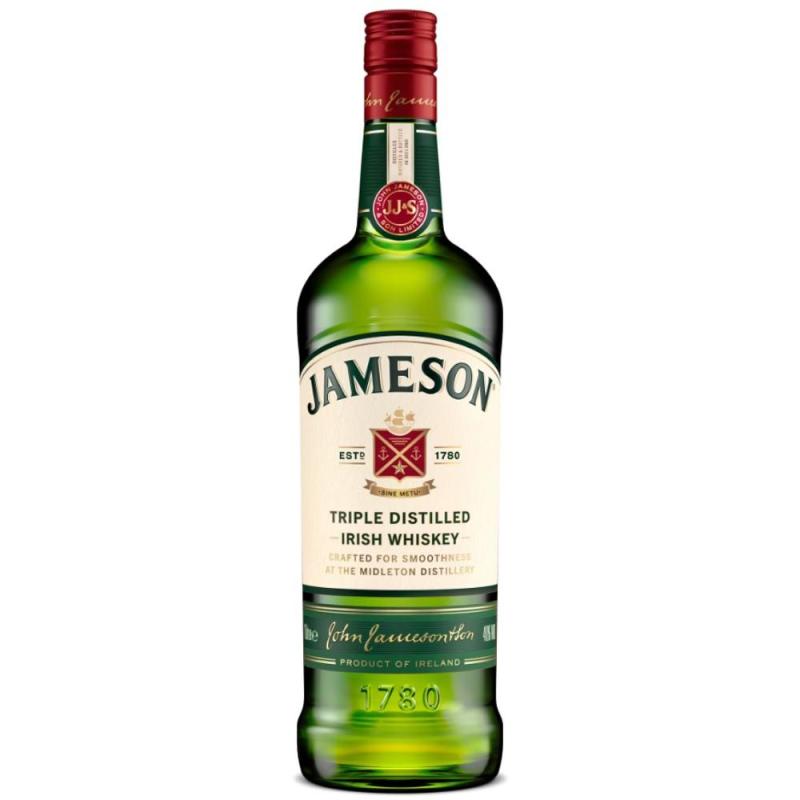 Set 2 x Whisky Jameson Irish, Alcool 40%, 1 l
