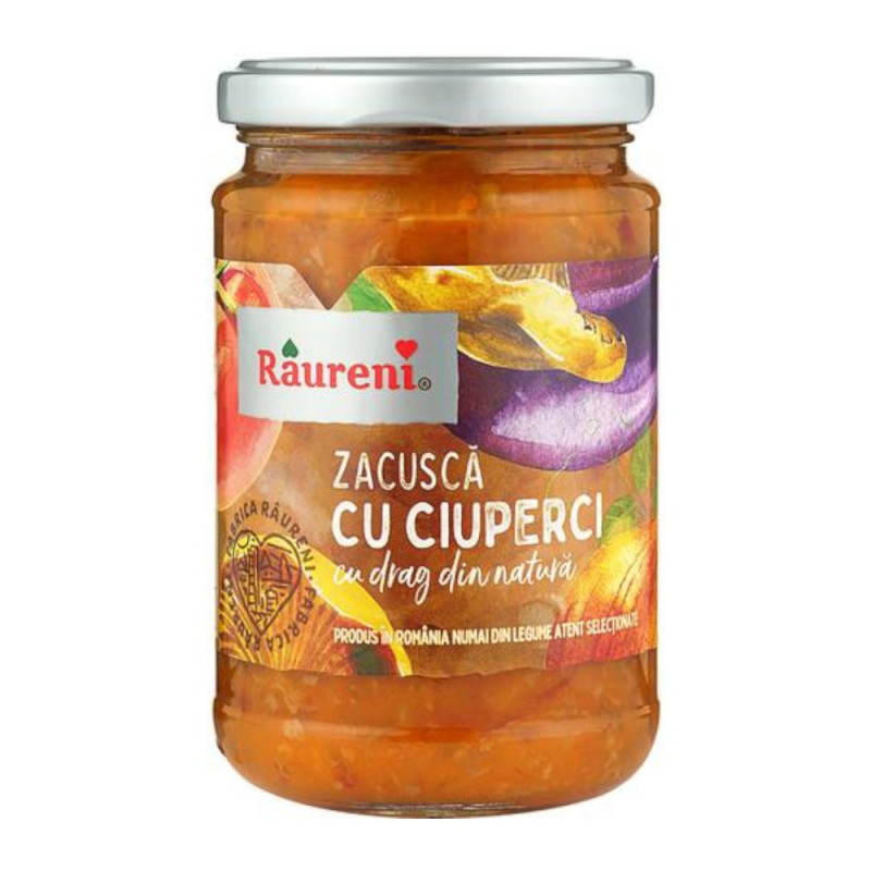 Set 2 x Zacusca cu Ciuperci, Raureni, 300 g